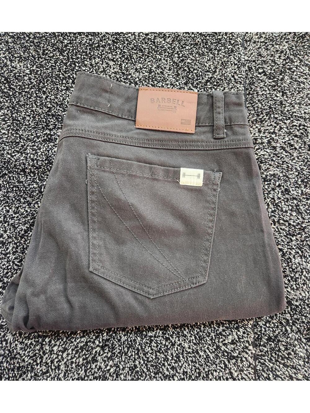 Barbell Apparel Pants Mens 30x31 Grey Khaki Performance Tech Chino cotton Pants